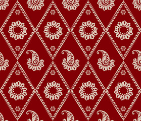 Hand drawn colourful flowers,paisley,seamless patterns with floral for fabric, textiles, clothing, wrapping paper, backdrop, banner, illustration, abstract backgrounds.
