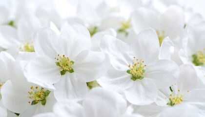 Close-up of delicate white blossoms