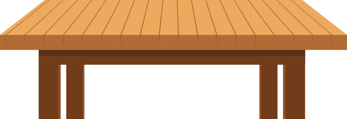 Wooden Table Element for Beer Festivals and Rustic Food Promotions. Rustic wooden table design perfect for Oktoberfest beer ads, traditional dining promotions, and restaurant branding.