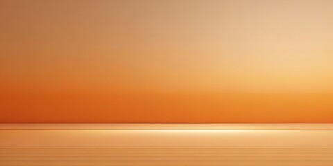 Warm-toned gradient background with horizontal striped platform ideal for product placement and design projects featuring a subtly lit surface.