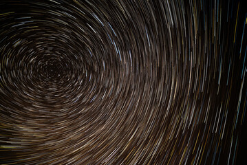 abstract star trails fractal background