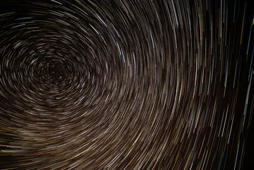 Fotobehang Fractal waves abstract star trails fractal background  © Adrian