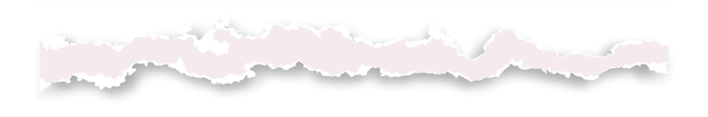 Fototapeta premium Realistic torn paper edge. Ripped Pastel Pink paper mockup isolated on transparent background. Piece of rip paper PNG. mockup template&nbsp;