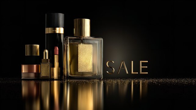 Three metallic nail polish bottles on black background