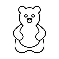 gummy bear clipart vector