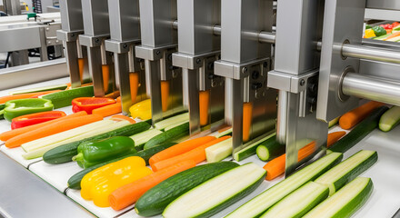 fresh vegetables industrial cutting machine production line