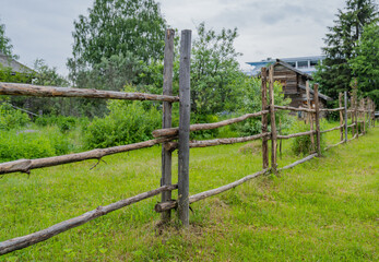 old wooden fence