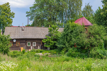 old wooden house