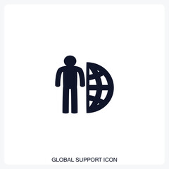 Global Support Icon