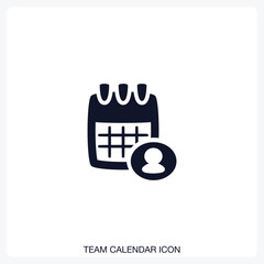 Team Calendar Icon