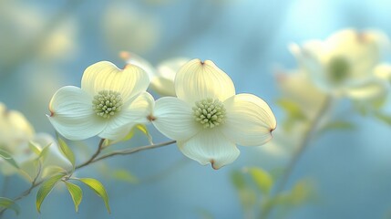 Obraz premium Delicate, soft-focus blossoms