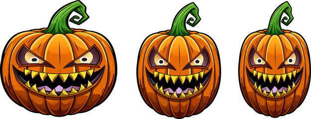 Halloween is not complete without a scary-faced pumpkin ready to decorate your porch. The scary smile of this pumpkin will make anyone who sees it shiver when the celebration arrives.