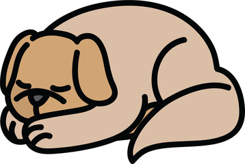 Dog colorful Cute Pet Clip Art