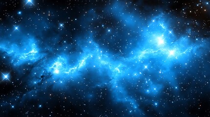 Fototapeta premium A vibrant display of a celestial nebula.