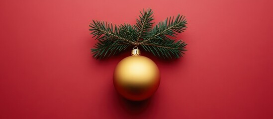 Christmas tree decorated with red and gold baubles