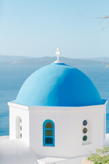 ギリシャのサントリーニの美しい風景