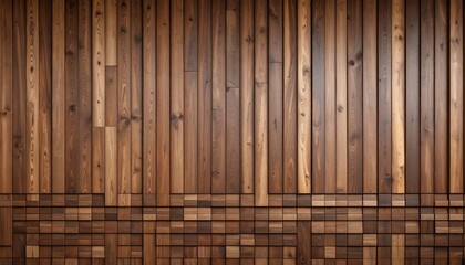 Wood paneling wall design