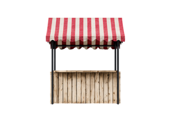 Classic market stall, perfect for summer festivals or farmers markets.