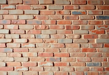 Obraz premium Rough, uneven, textured rusticated brick wall surface, grunge, texture