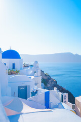 Obraz premium サントリーニの美しい風景