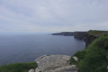 Breathtaking View of the Majestic Cliffs of Moher, Ireland – Iconic Atlantic Ocean Seascape with...
