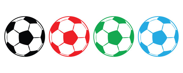 football icon set vector on white background. drawing, minimalist, isolated, style, soccer, design, illustration, vector, championship, symbol.