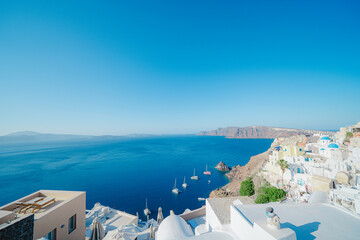 サントリーニ島の美しい風景