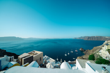 サントリーニ島の美しい風景