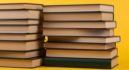 Stacks of Old Books for Learning and Education Concepts