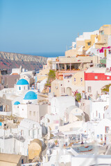サントリーニ島の美しい風景