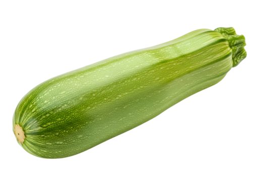 Close up of a fresh green zucchini.