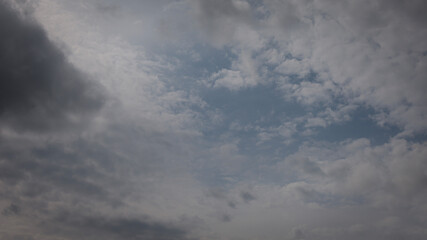 simple background, sky, clouds, sunset