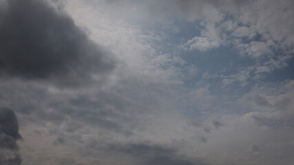 simple background, sky, clouds, sunset