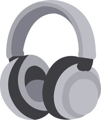 headphones on a white