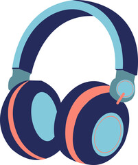 headphones on a white