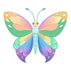 fairy tale butterfly vectoor