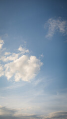 simple background, sky, clouds, sunset