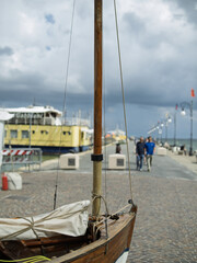 detail of old boat in the gulf of la spezia