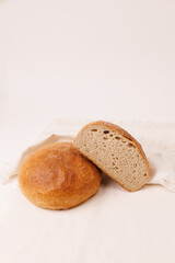 Round grey object isolated on white background, minimalist design.
