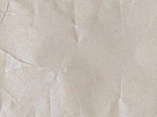 Crumpled brown paper texture background with copy space. Crumpled brown recycle paper texture, perfect for vintage designs, labels, and vintage flyer templates.