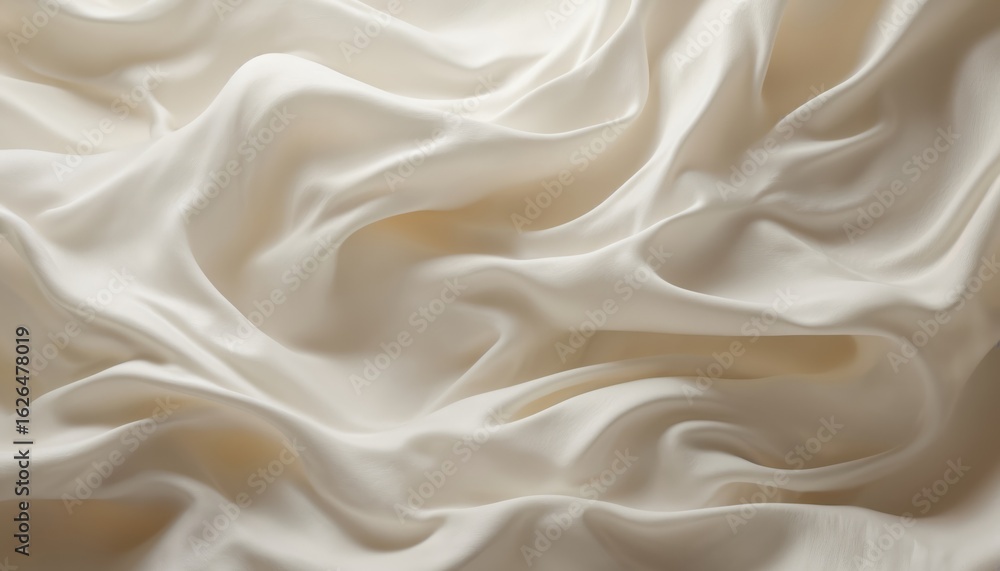 Poster white textured fabric with wispy quality and small lines, swirls for soft, fuzzy appearance. smooth,