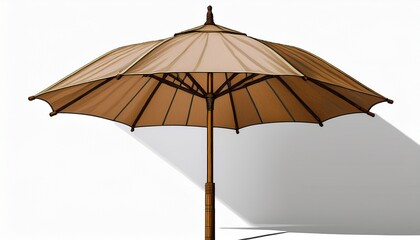 Obraz premium umbrella stylish outdoor shade elegant patio umbrella garden parasol decor umbrella white background image