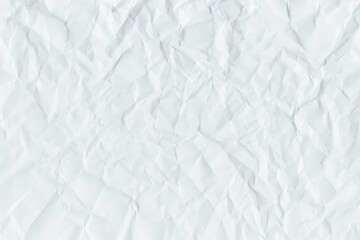 Fototapeta premium Close up texture of light blue wrinkled paper with subtle shadows and highlights
