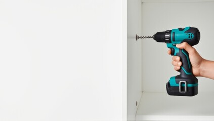 Electric screwdriver installation furniture