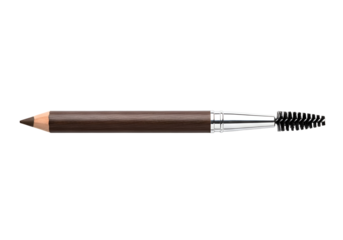 Dark brown eyebrow pencil with brush attachment.