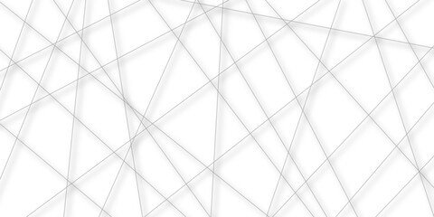 Fototapeta premium Abstract background with lines. Geometric shape with white lines pattern. Random chaotic lines background. Luxury background template.