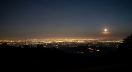 Obraz premium night view of the city