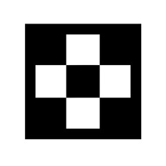 Checkerboard Game and Pattern Line Icons Set 2