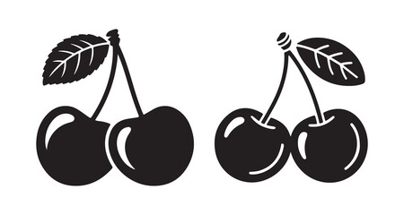 vector illustration of cherry