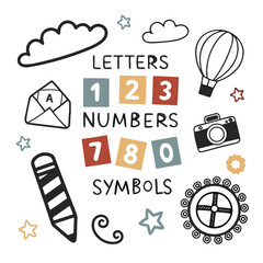 set of icons for web design